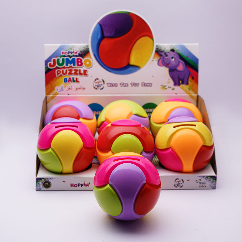 Hoppin Jumbo Puzzle Ball 90g - Pack of 6