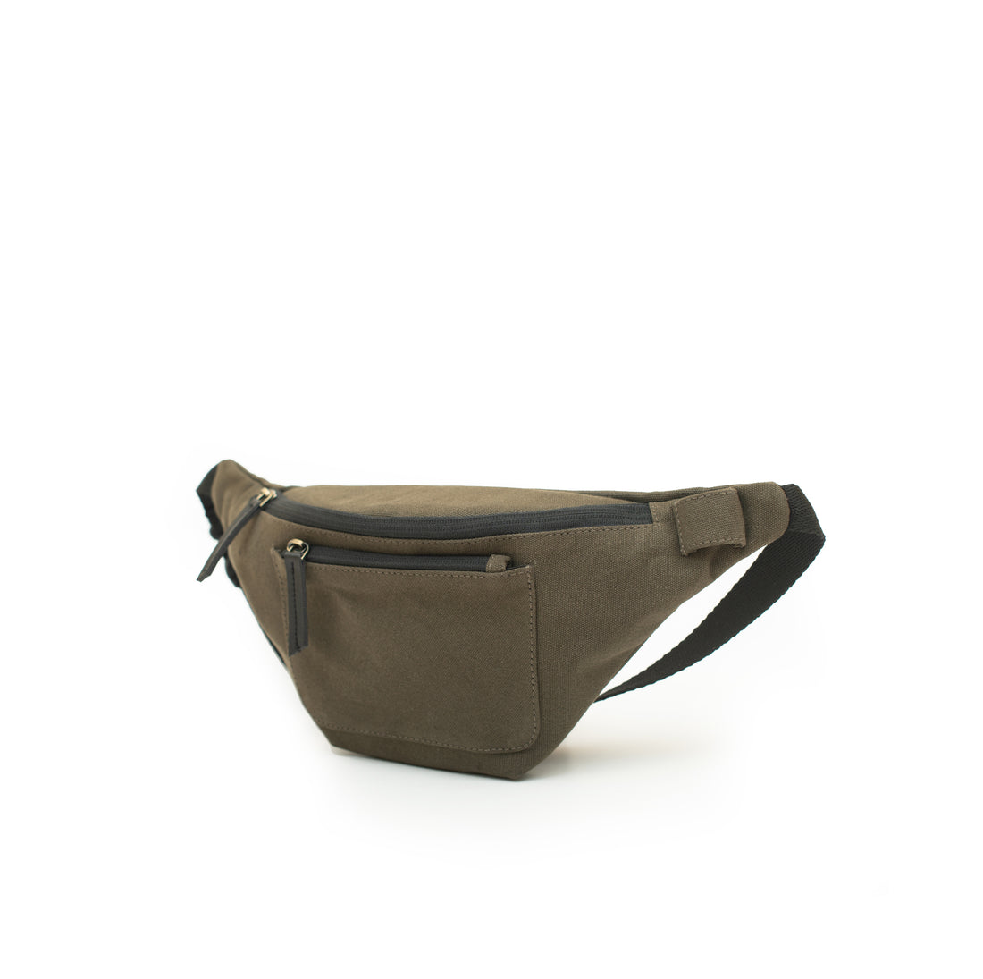 Oblique Waist Pouch Fanny Olive: 1N