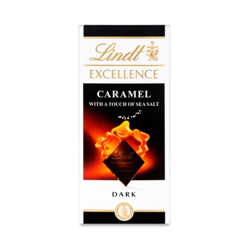 Lindt Excellence Dark Chocolate Caramel 100g Mrp 400