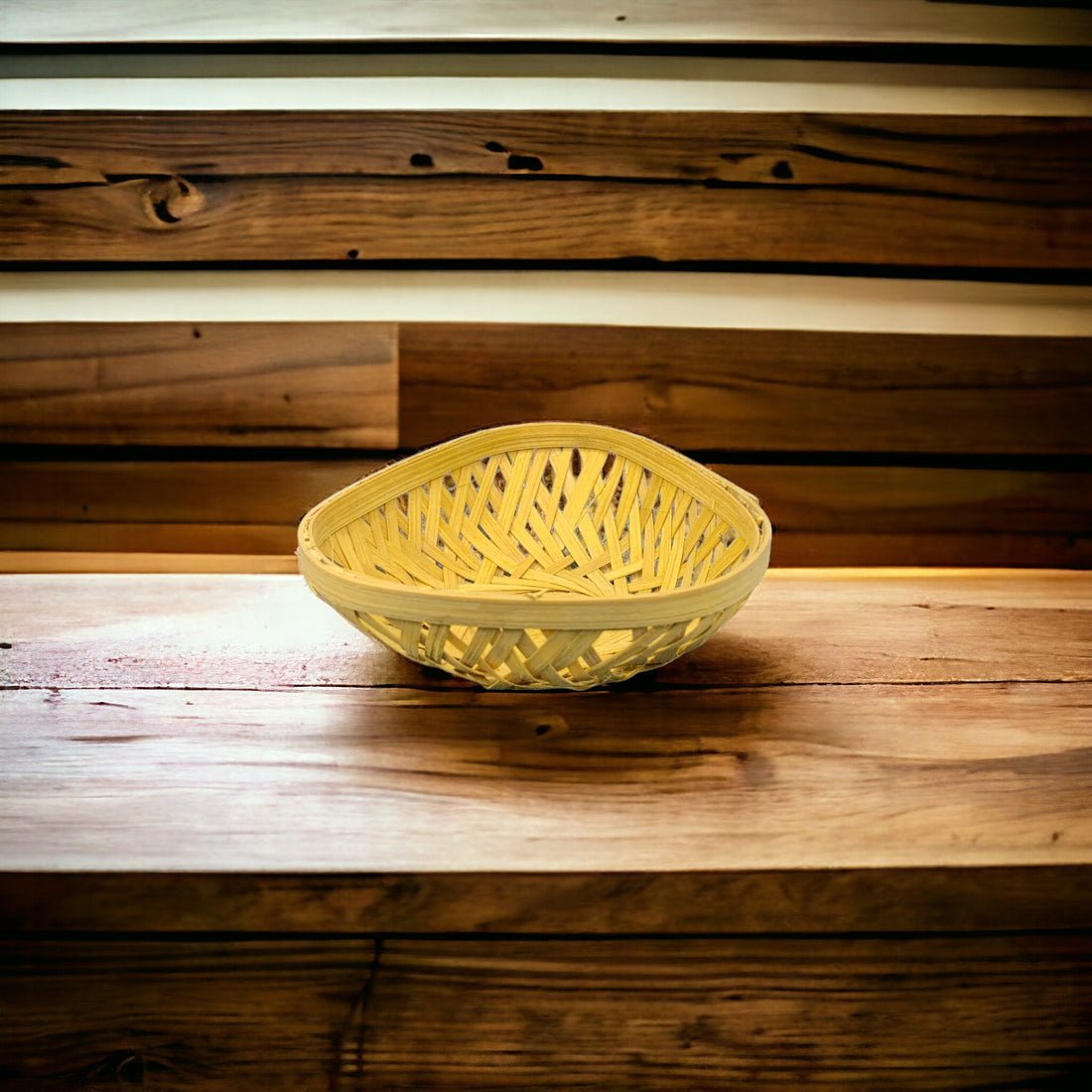 Traingle Shape Bamboo Basket