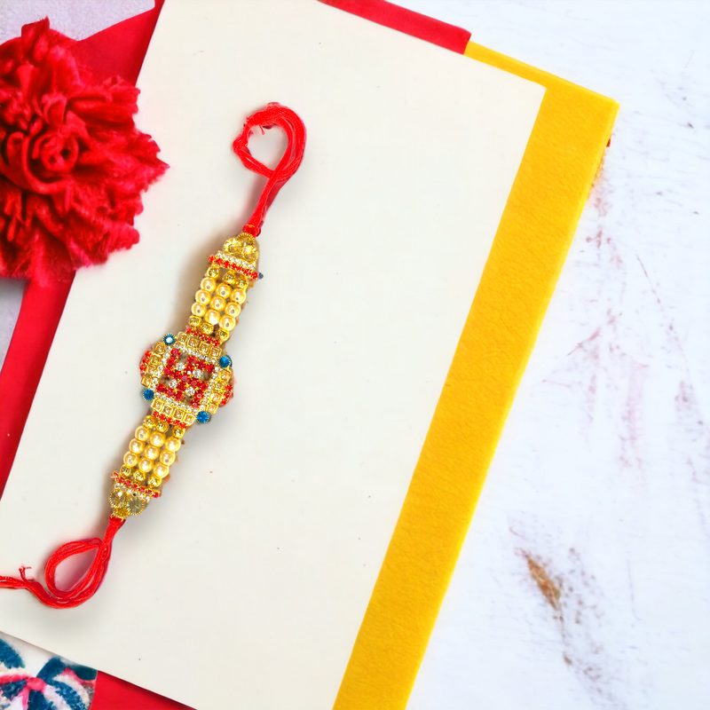 Divine Swastik Stone Rakhi