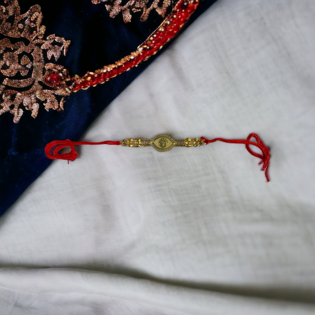 OM Golden Bracelet Rakhi