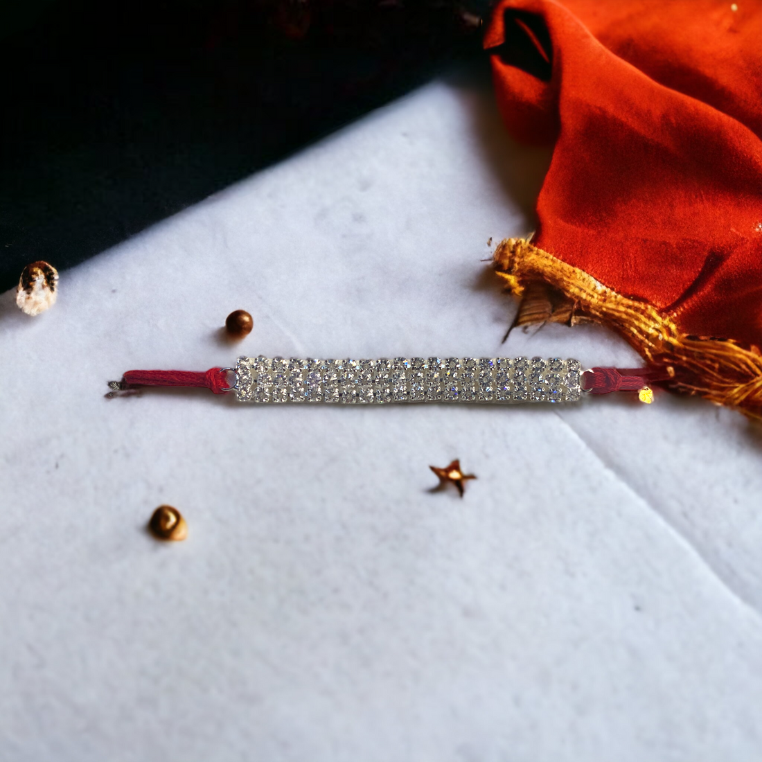 "Dazzling Birthstones" Rakhi