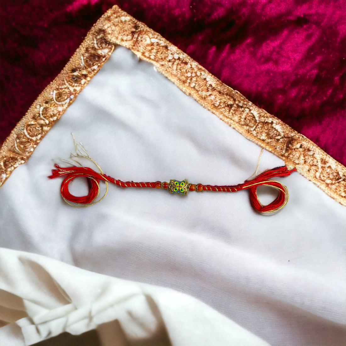 "Jade Elegance" Rakhi