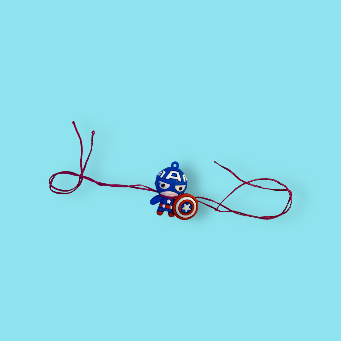 Little Captain America Kids Rakhi