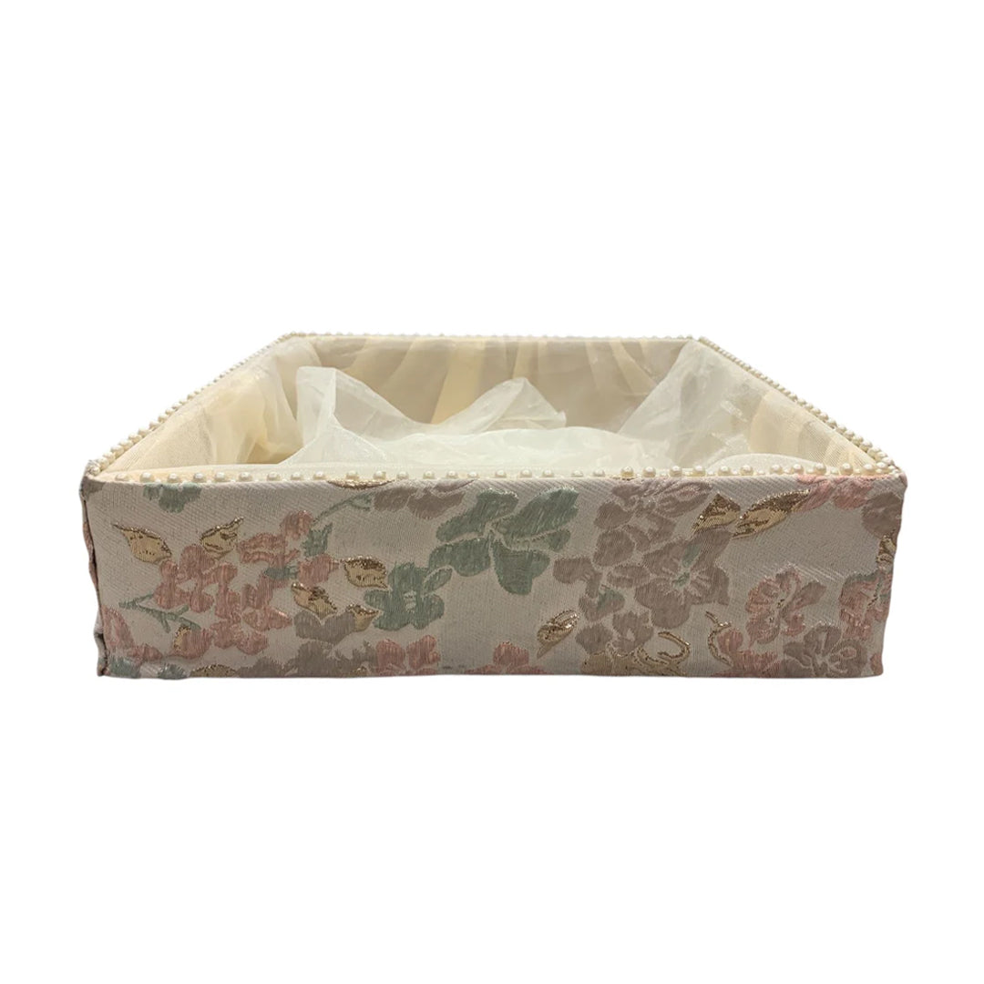 Luxury Embroidered Multipurpose Tray Box – Set of 3