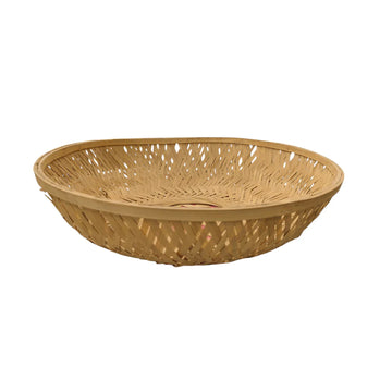Round Traditional Bamboo Baskets