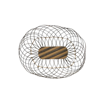 Handcrafted Oval Woven Decorative Basket
