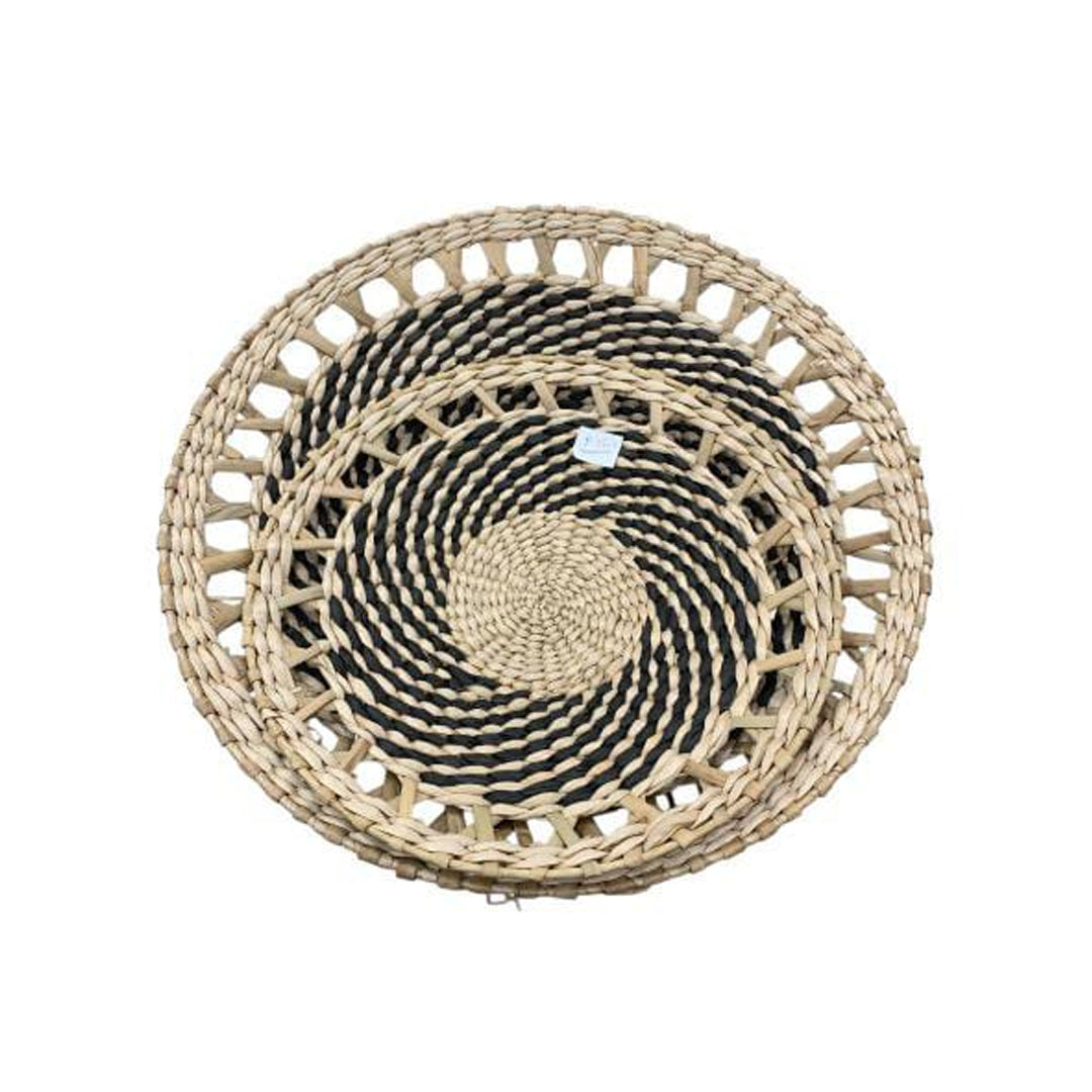 Handwoven Natural Seagrass Basket Tray