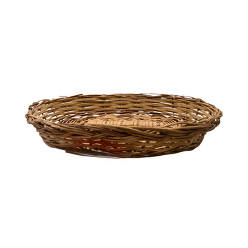 Lightweight Oval Handwoven Rattan Basket