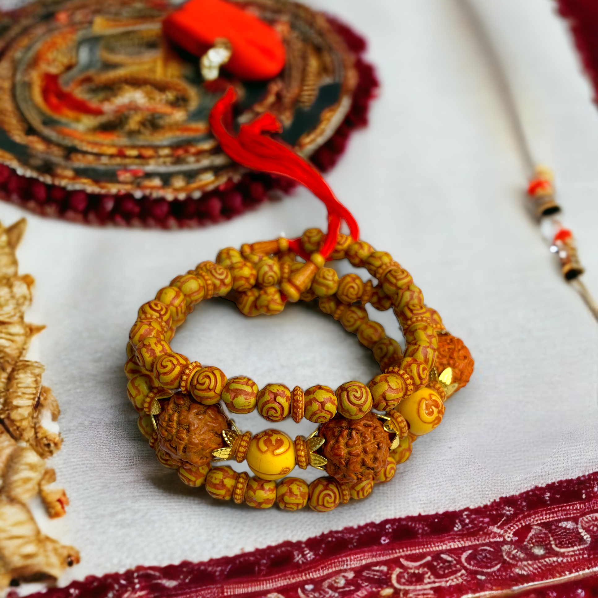 "Layered Om" Rakhi