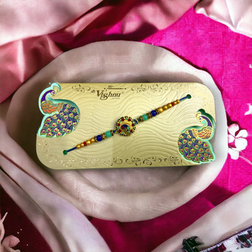 "Intricate Mor Pankh" Rakhi