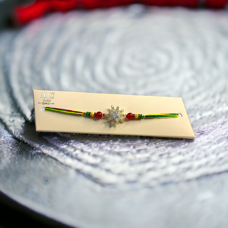 Stone Thread Love Rakhi