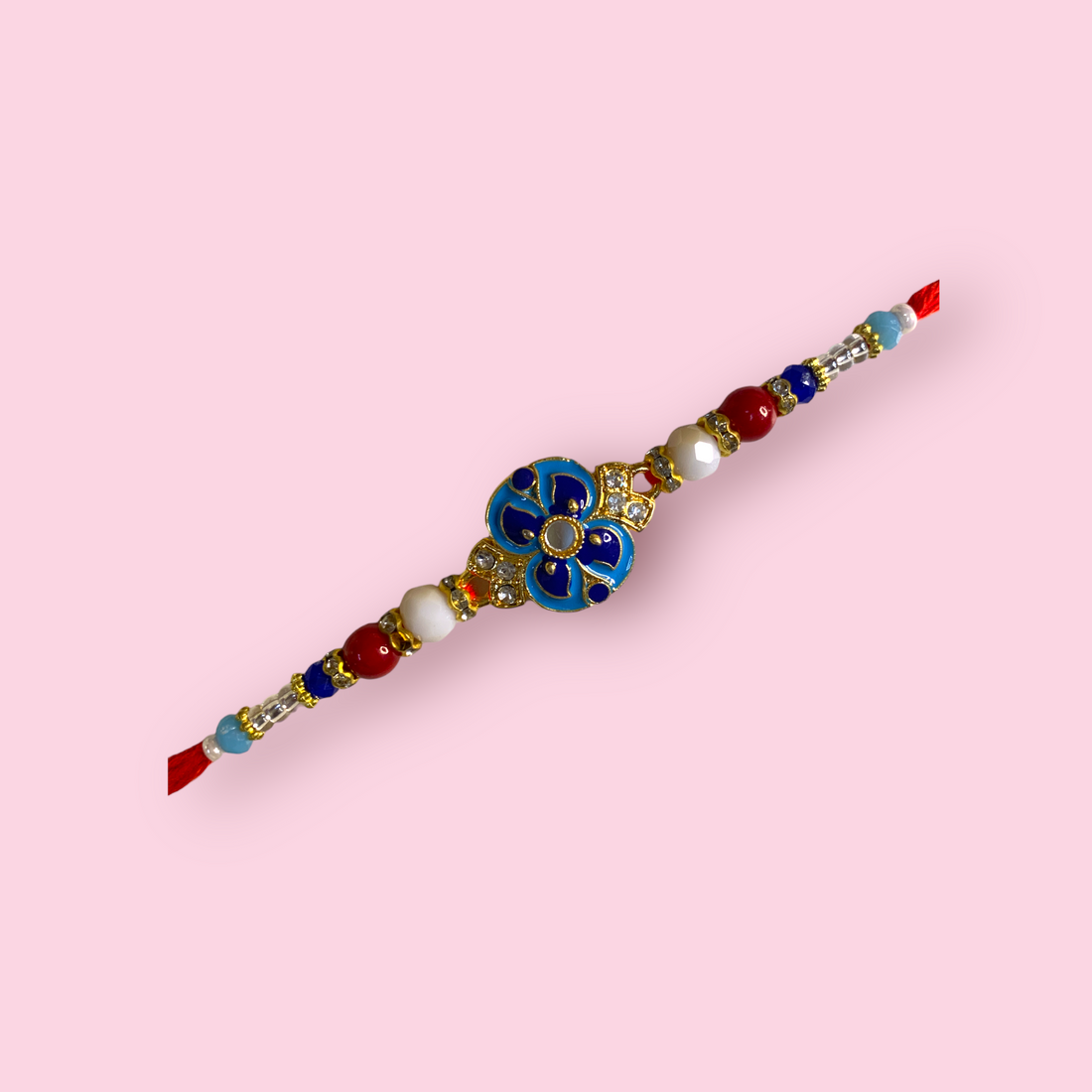 "Jeweled Bhaiya Embrace" Rakhi