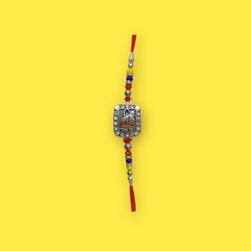 Divine Om Passport Rakhi (Roli & Chawal)