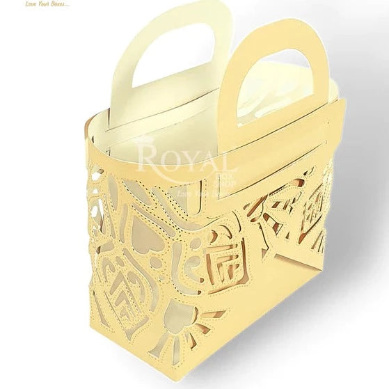 Premium Cut-Work Multipurpose Tote Organizer (Stylish Decorative Carry Bag)