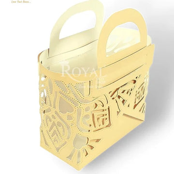 Premium Cut-Work Multipurpose Tote Organizer (Stylish Decorative Carry Bag)