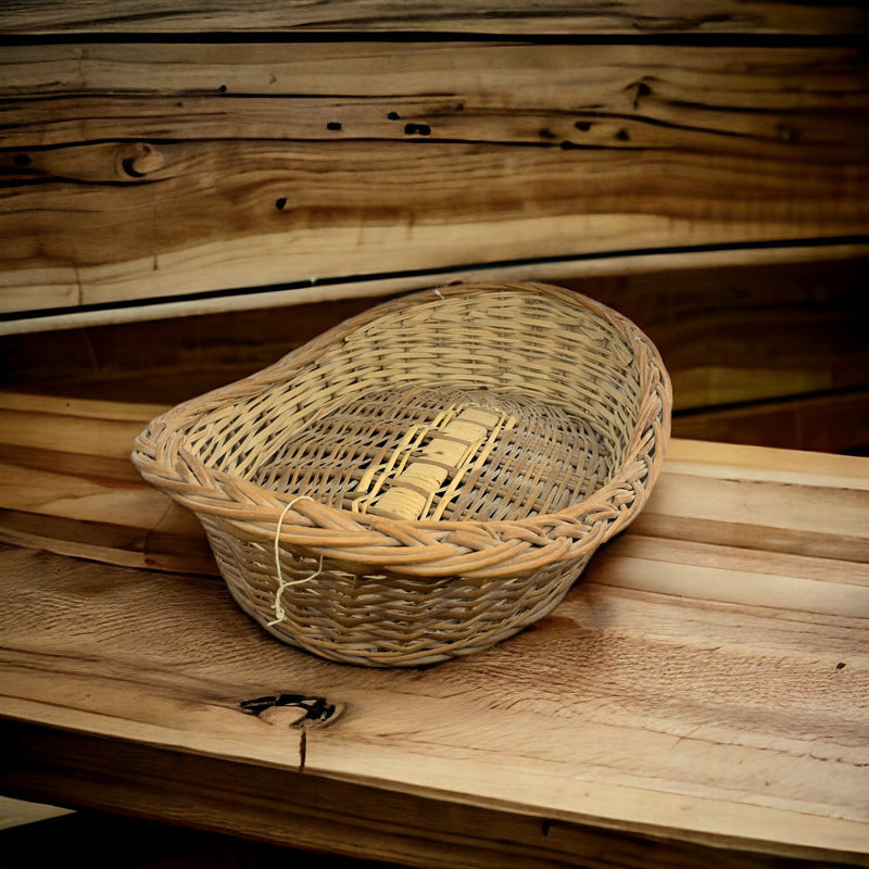 Oval Rattan Bamboo Basket