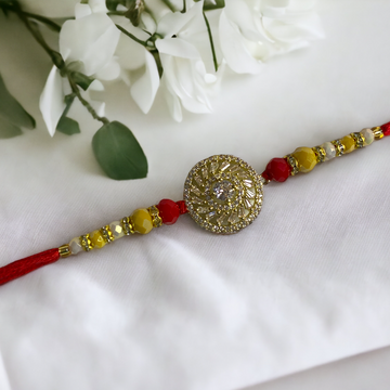 "Sparkling Stone Embrace" Rakhi