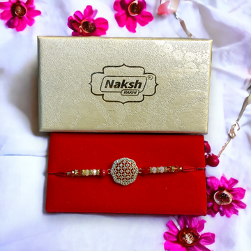 Ethnic Stone Charm Rakhi