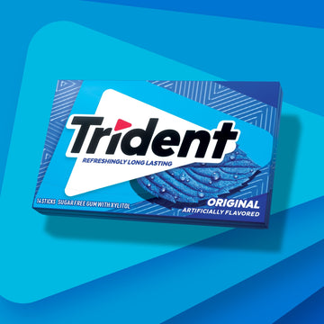 Trident Original Flavor Sugar Free Gum 14 Sticks