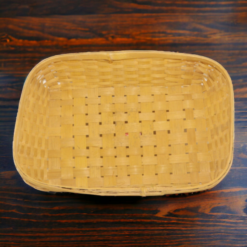 Rectangular Basic Bamboo Basket