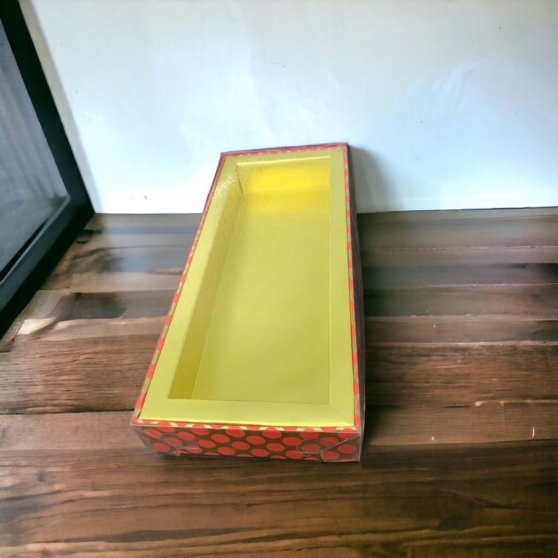 Rectangular Hardpaper Gift Box with Transparent Lid