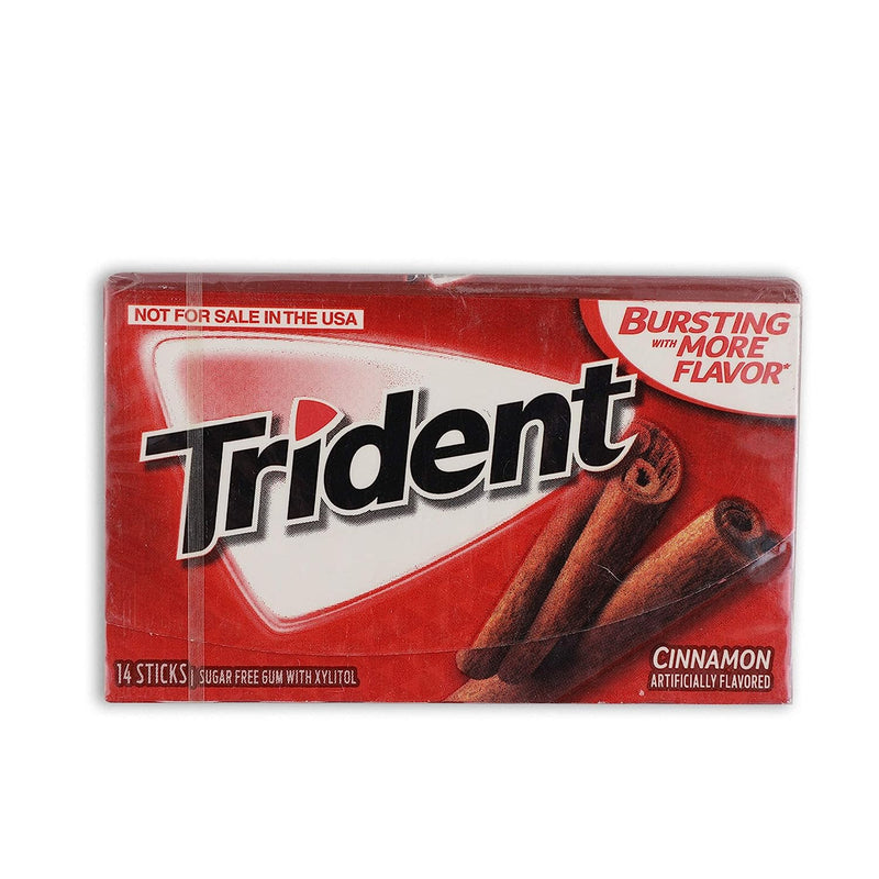 Trident Cinnamon Sugar Free Gum 14 Sticks