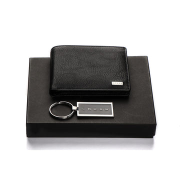 Cross Insignia Express Slim Wallet With Metal Keychain