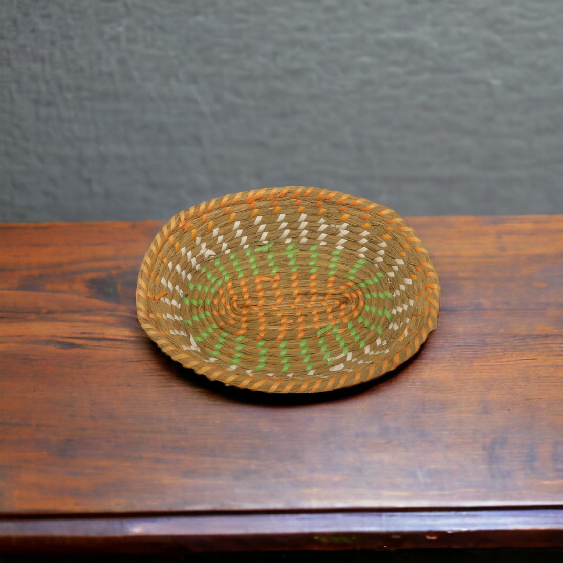 Oval-shaped Brown Jute Basket