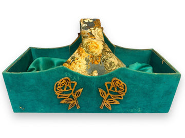 Embroidered Velvet Multipurpose Basket