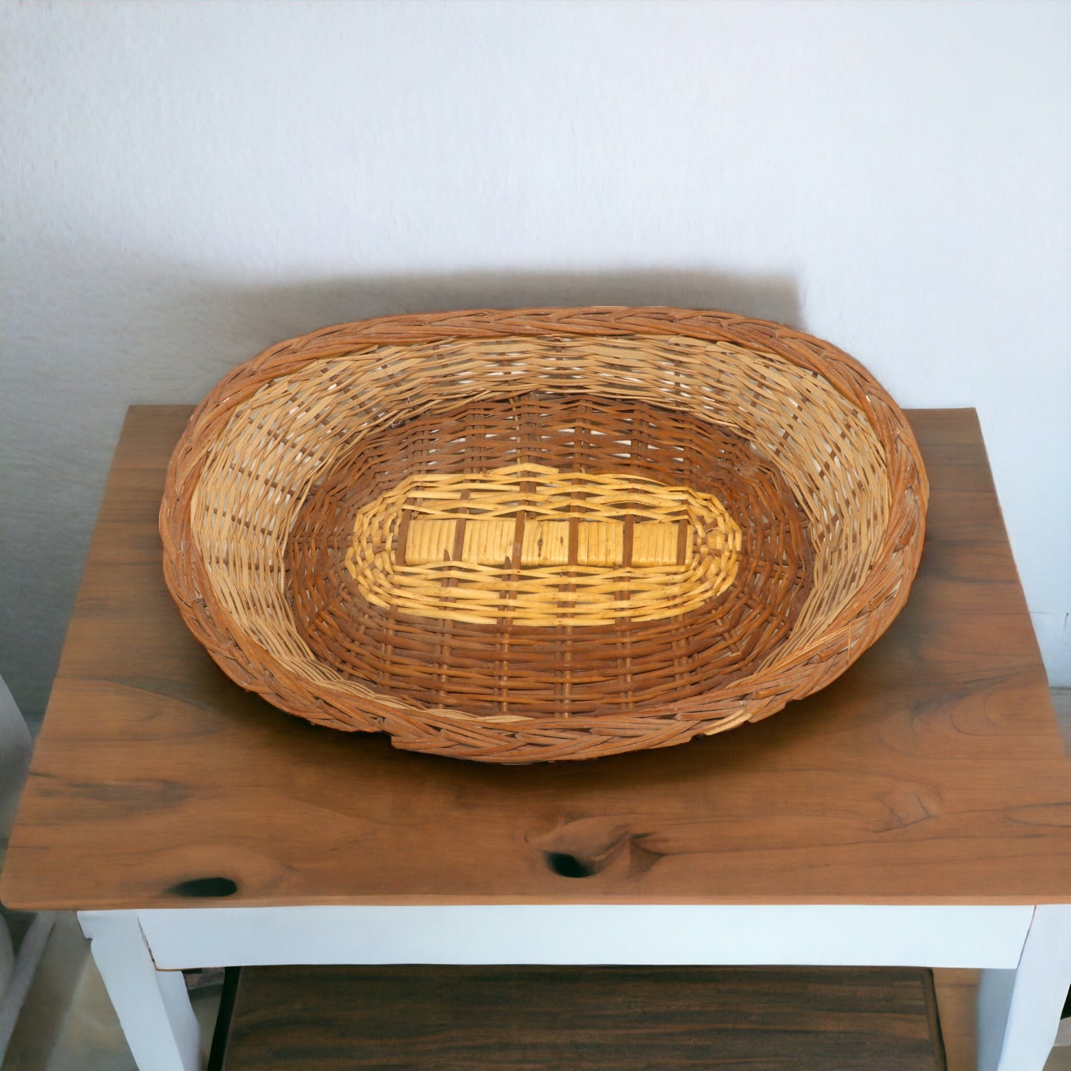 Oval Rattan Bamboo Basket