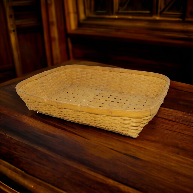 Rectangle Handcrafted Bamboo Basket