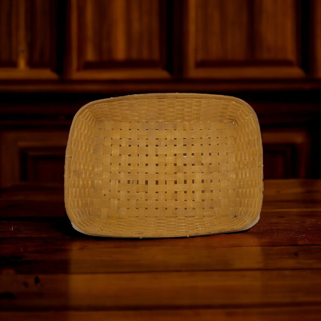 Rectangle Handcrafted Bamboo Basket