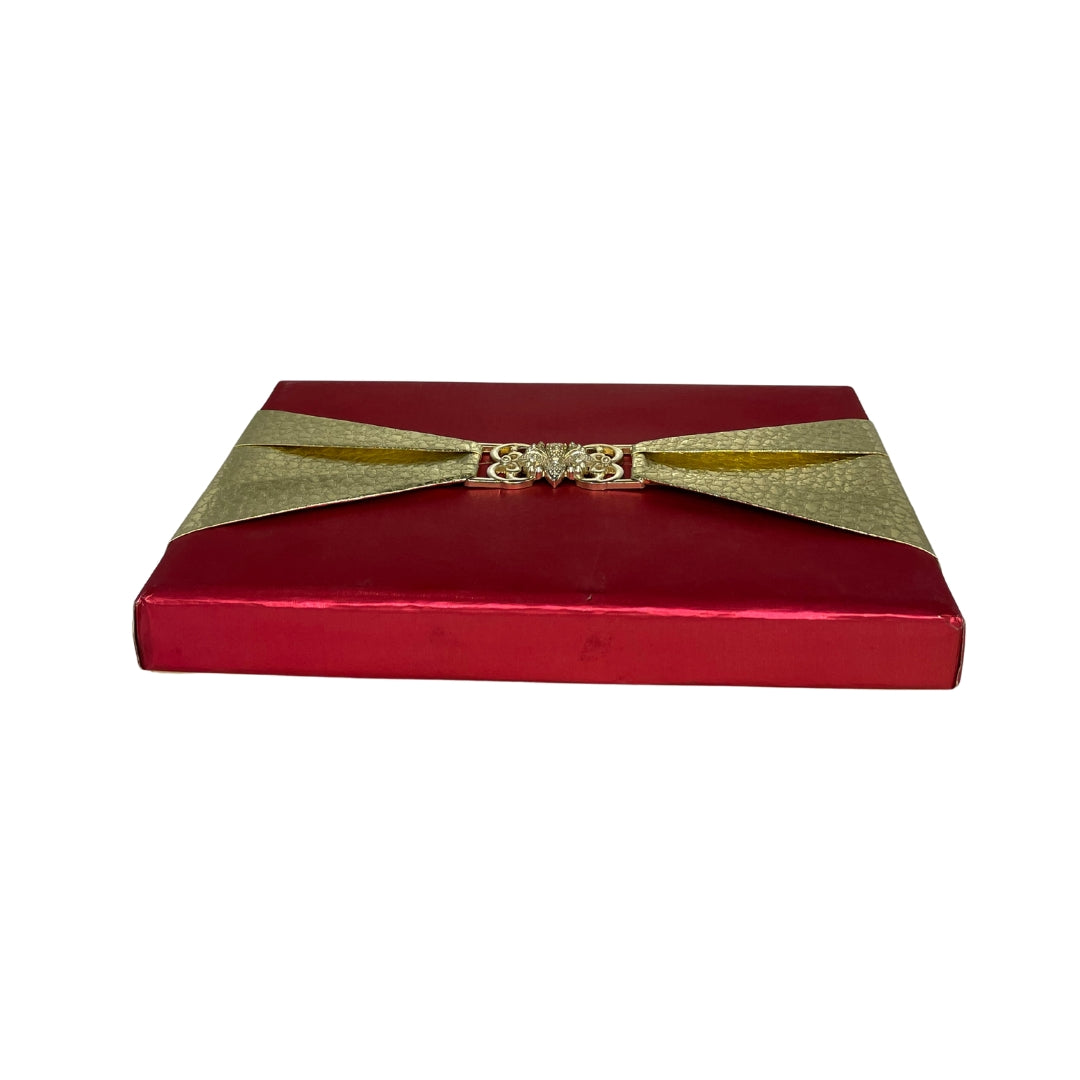 Red Gold Rigid Four Partition Box