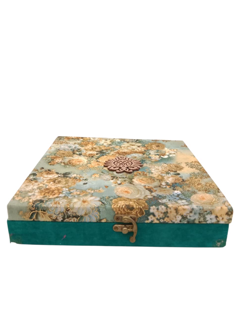 Emerald Green Velvet Gift Hamper Box