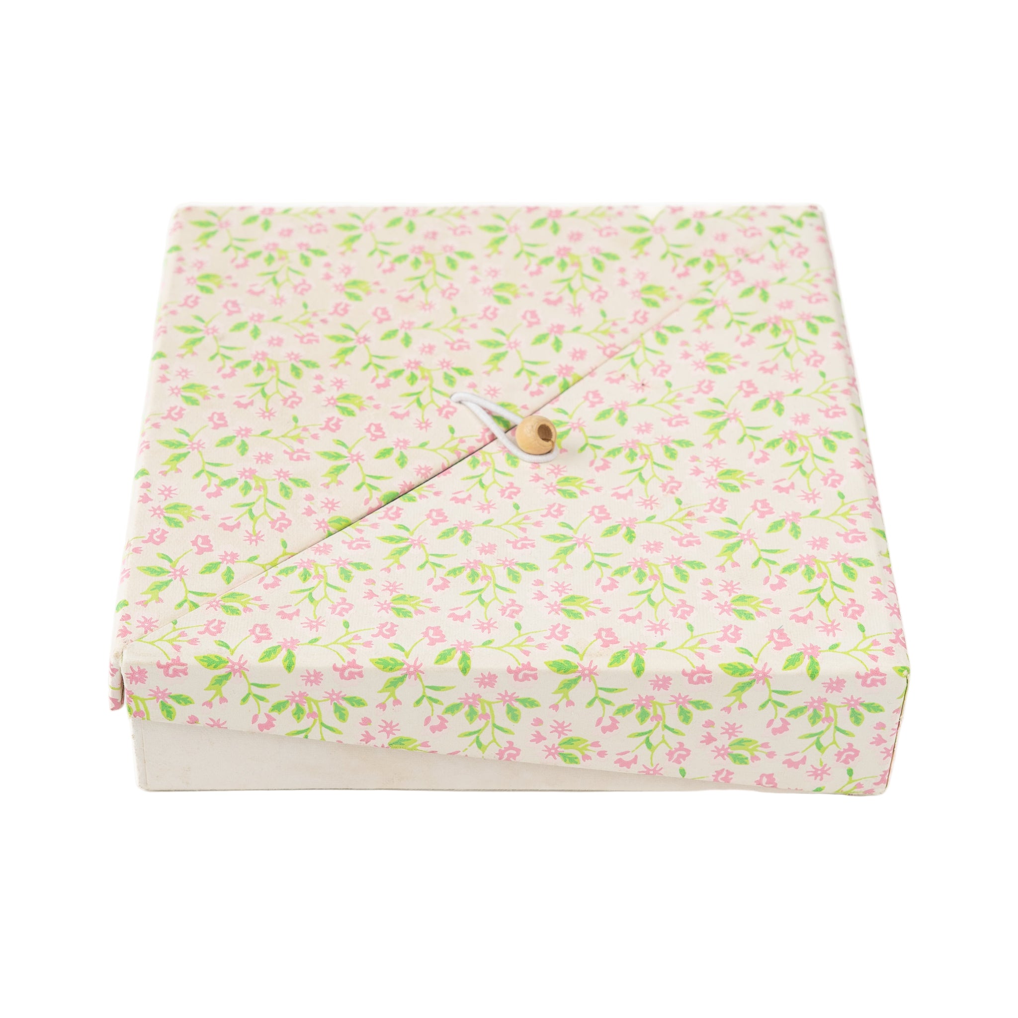 Floral Printed Gifting Box with Compartments