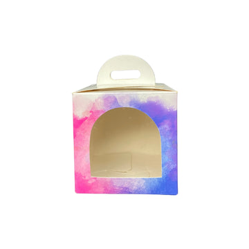 Color Splash Cupcake Holder Box with Display Window