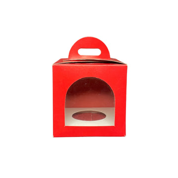 Red Bakery Gift Box with Handle