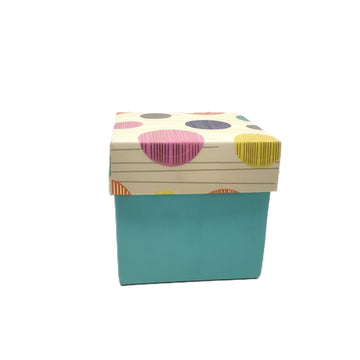 Square Geometric Design Cardboard Gift Box