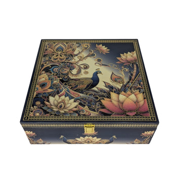 Royal Peacock Heritage Gift Box Premium 4 Jar Luxury Hamper