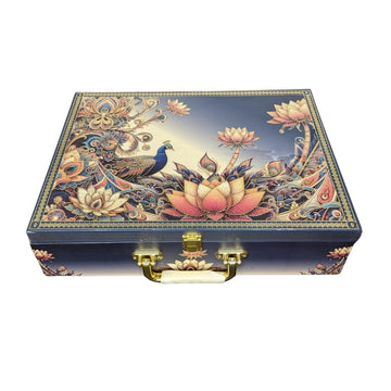 Royal Peacock Heritage Gift Box Premium 6 Jar Luxury Hamper