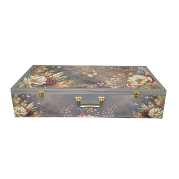 Grand Butterfly & Floral Theme Luxury Hamper Box Multi Compartment Designer Gift Set