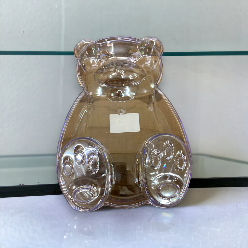 Transaprent Teddy Crystal Box (20cmx14cmx6 cm): 1Nos