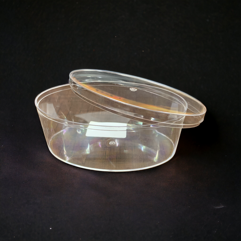 Oval Transparent Mini Crystal Box (12cmx7cmx5 cm): 1Nos