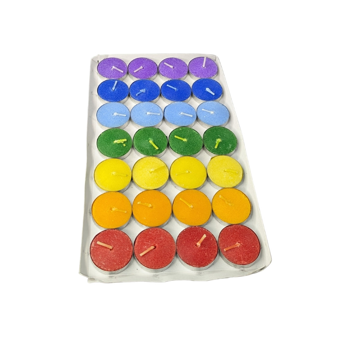 Multicolor Tealight Candle Set Pack of 25