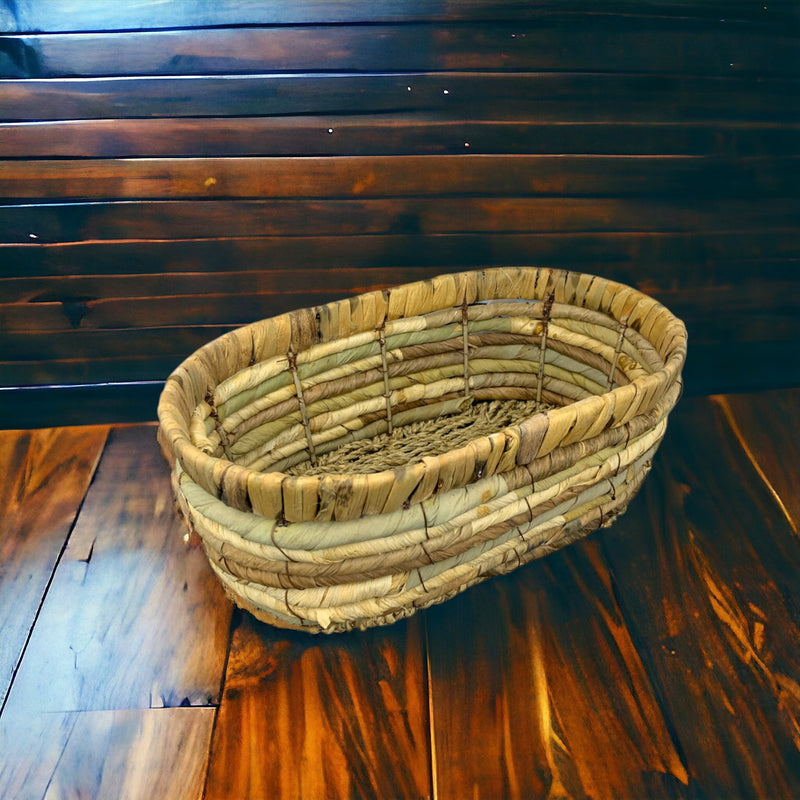 Oval Shape Canoe Basket