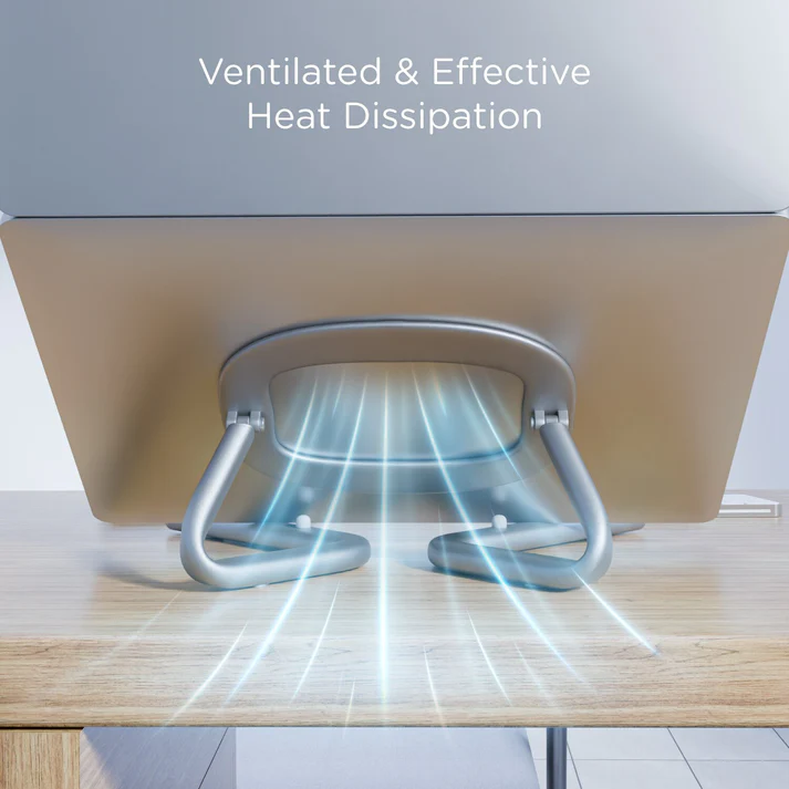 Ergonomic Adjustable Laptop Stand with Heat Dissipation  Aluminum Alloy