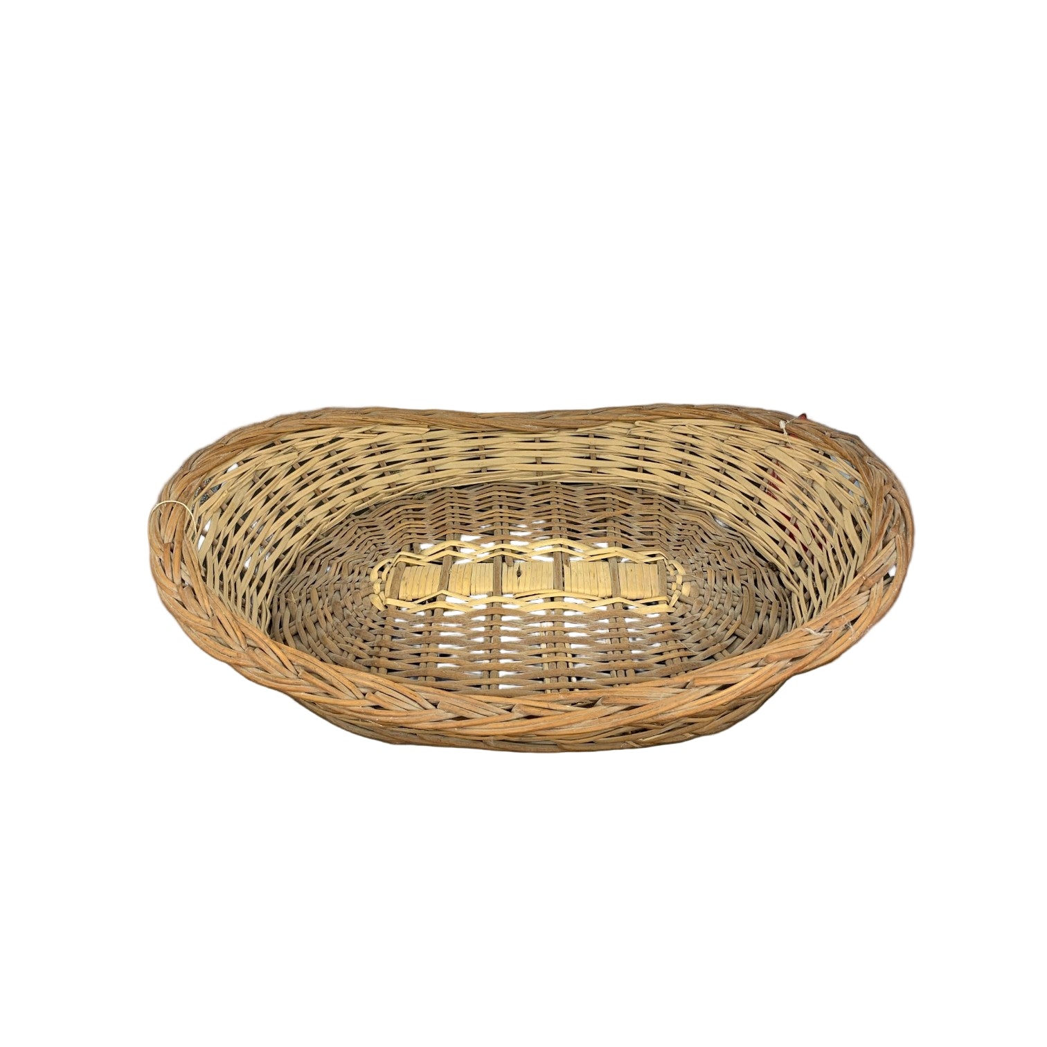 Handwoven Oval Large Bamboo Basket