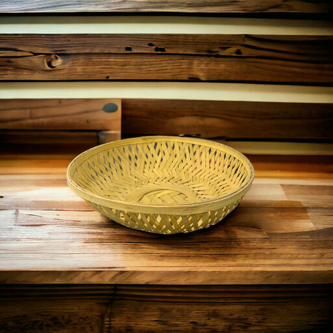 Round Bamboo Basket